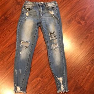 Kancan distressed jeans